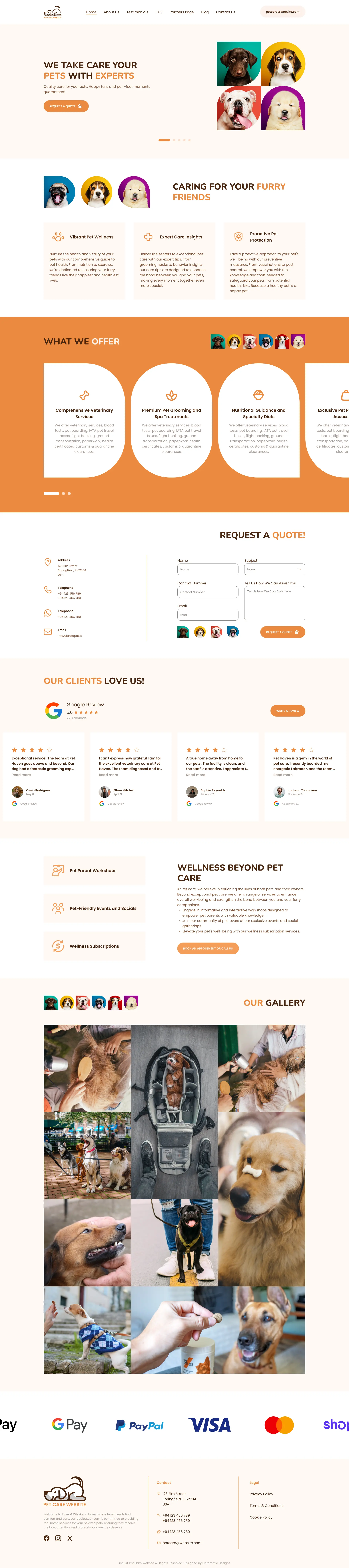Homepage full scroll
